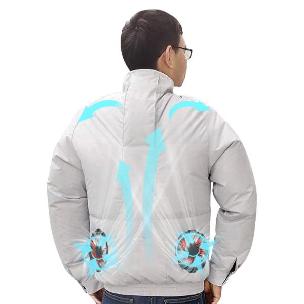 China 4XL Knitted Air Conditioned Shirts Breathable Ac Cooling Jacket factory