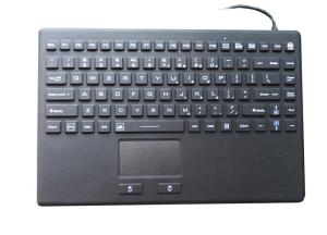 China Lockable 91 Keys Portable PC Keyboard IP68 Sealed Rubber Dishwash Safe factory