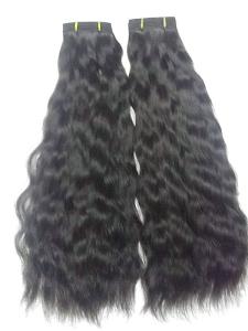 China Custom Natural Wave Ear To Ear Frontal For Girl Black Color 28 Inch factory