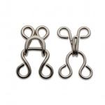 8mm Brass Hook And Eye Non Slip Nickel Free For Dress / BRA / Trousers