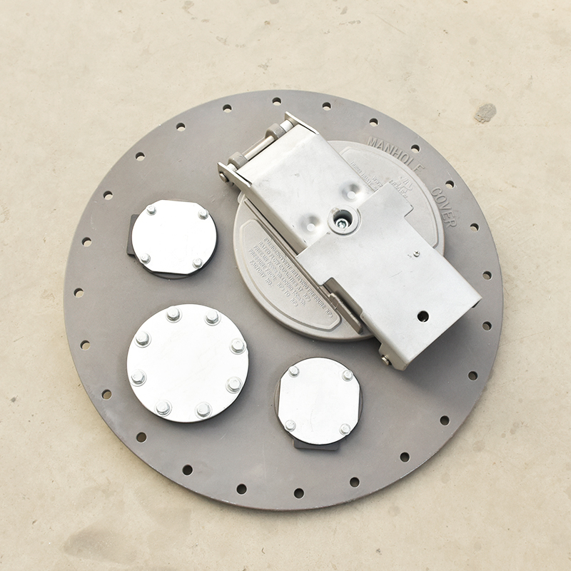 20 Inch European Aluminum Alloy Manhole Cover with Single Valve