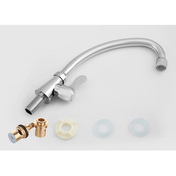 Durable Modern Single Handle Kitchen Faucet High Neck Ceramic Cartridge