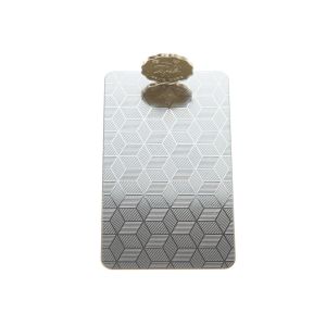 China Geometric Hexagonal Patterned Embossed Stainless Steel Plate Sheet Metal 4x8 factory