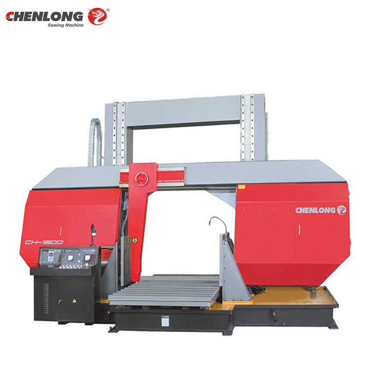 CHENLONG CH-1600 Double Column Semi Automatic Band Saw Machine Cutting For Iron