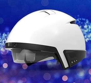 Temperature measurement Smart Helmet with Facial recognition, vehicle license