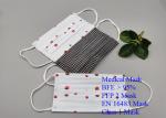 Single Use 3 Ply Toddler Face Mask , 4 Folder Face Masks For Children'S Skin
