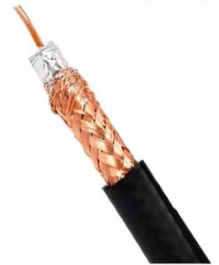 China Black Flexible Coaxial Cable For CCTV Camera DVR Security System Surveillance Accessories factory