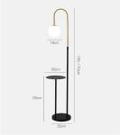wireless charging marble wooden matel coffee table floor lamp bedside standing