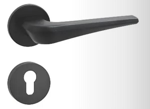 Aluminum Alloy Door Lock Handle for 35-60mm Door Thickness Single Type Design