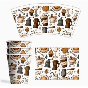 China Recyclable Paper Cups Fan Suppliers Custom Printed Single PLA Coated Paper Ice Cream Cup Fan factory