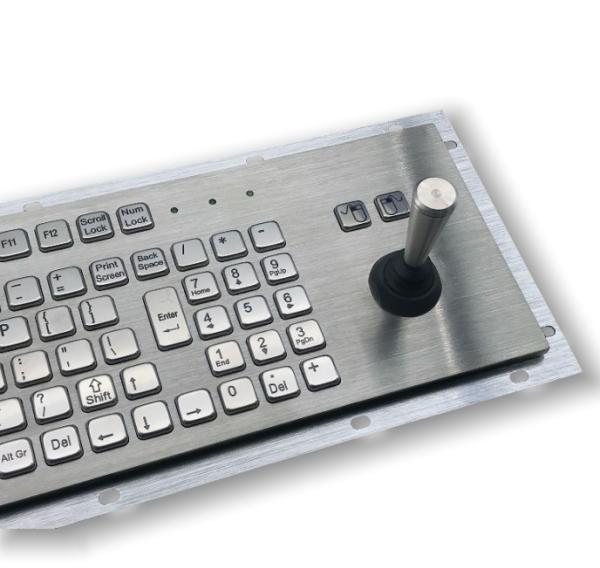 Ip65 /IK07 Waterproof dustproof Industrial Stainless Steel Keyboard With 8