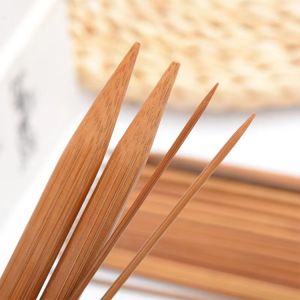 12pcs Bamboo Circular Knitting Needles Bamboo Crochet Hooks Set