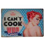 Negative Positive Retro Tin Signs, Metal Poster For Wall Cafe House Bar Club Pub