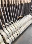 Solid Flame Maple Top 5 Strings Bass Guitar Ebony Fingerboard Custom Gold