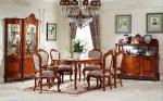 7Pcs Kitchen Simple Luxury Wood Dining Room Sets Commercial ISO 9001