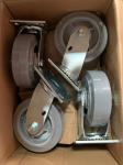 Industrial Swivel Heavy Duty Casters with TPR / Plastic / Rubber Wheels