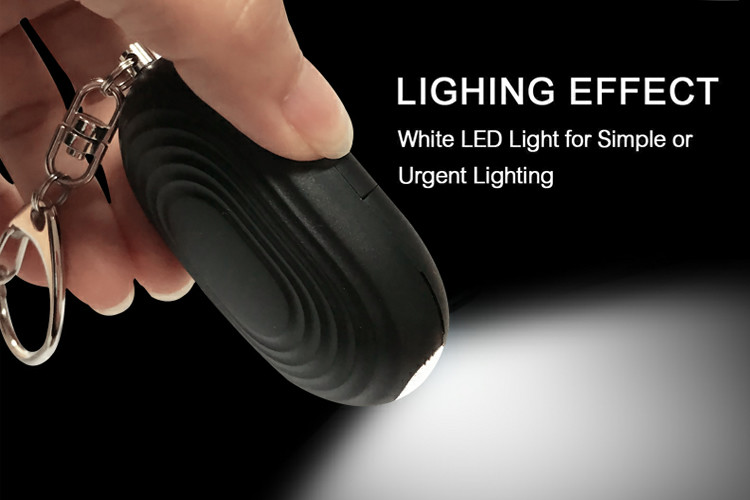 Outdoor Siren Led Personal Security Alarms Keyring ROHS Certificate