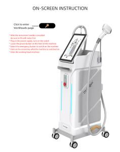 China Non Invasive 1064nm Wavelength Diode Laser Hair Removal Machine With 808nm Laser Type factory