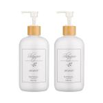 500ml white cylindrical smooth bottle for shampoo lotion bottle
