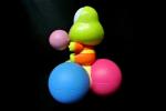 Green Frog Kerokerokeroppi Custom Plastic Toys For Children Storage