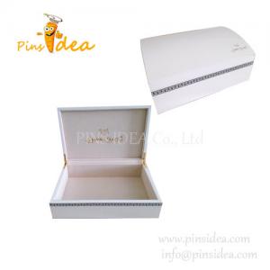 China 2015 New Style Luxury Gloss White Desk Organizer Box, Vaulted Lid, Custom Design Accepted factory