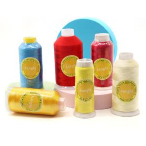 China Mercerized Polyester 120D/2 100% Polyester Machine Embroidery Thread for USA Embroidery factory