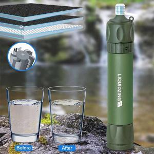 China Water Filter Straw Versatile 0.01 Micron 4 Stage Water Purifier Survival Gear Removable Portable Filtration Straw factory