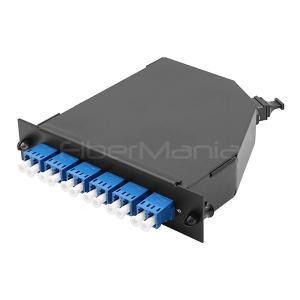 China 12 Fiber MPO Cassette 6 Ports Fully Loaded For Data Center factory