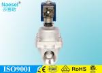 Injection Machine Solenoid Gate Valve , Pilot Diaphragm 4 / 3 Inch Solenoid