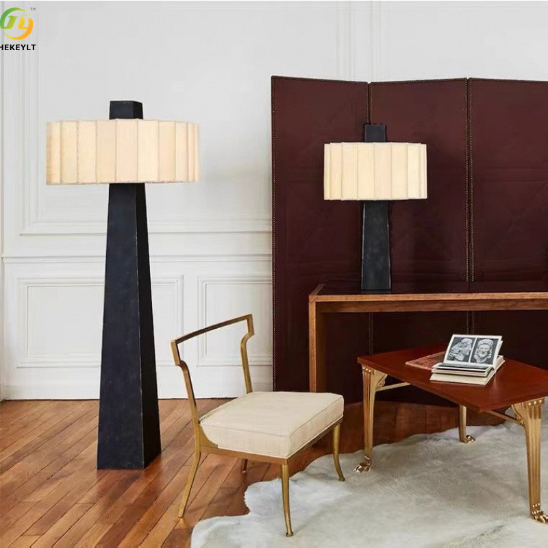 WabiSab Vertical Floor Lamp For Villa Living Room Bedroom Hotel Decoration