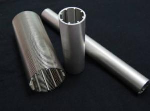 China Resin Filter V Shaped Wedge Wire Screen Tube Steel 304 factory