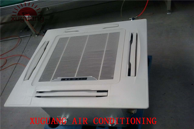 Cassette Type Concealed Ceiling Mounted Fan Coil Unit FCU 4 Way For Hotel Room
