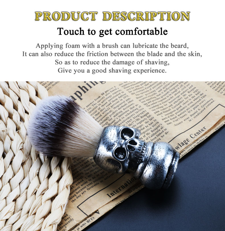 Light Weight Custom Logo Beard Brush Set For Luxurious Shaving Experience