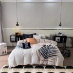 Skin-Friendly Aloe Cotton Four-Piece Duvet Cover Bedding Sheet Set with 133x72