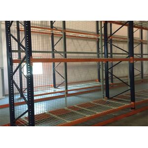 China Adjustable Pallet Racking System , Robot Welding Wire Mesh Decking For Warehouse on sale