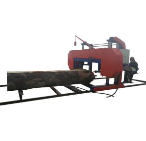 China large size heavy duty automatic hard wood horizontal band saw mill machine upto sawing log 2meters in diamet factory