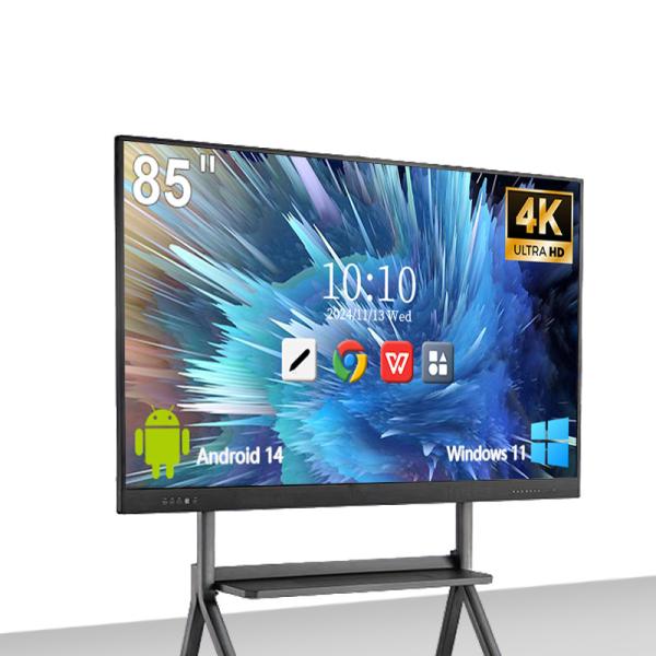 8+128GB 4K 40 Point Touch Screen Classroom Education Interactive Digital
