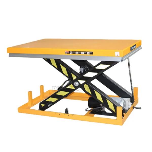China 4 Ton Heavy Duty Hydraulic Lift Table 1000mm Scissor Lifting Platform factory
