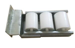 China High End SPCC Steel Metal Connector For Roller Track / Assembly Mobile Trolley factory