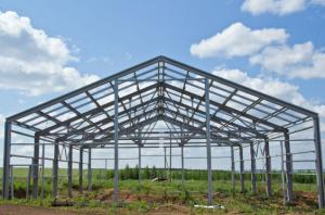 China Industrial Steel Structure Prefabricated Metal Warehouse Storage Shed factory