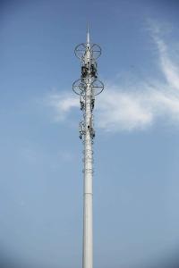 China Mono Pole Galvanized Self Supporting Antenna Tower factory