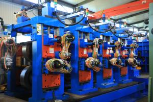 China High Frequency Welded Square Erw Pipe Mill 400x400mm factory