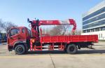 Foton Truck Mounted Crane 4*2 Drive Mode 9 Tons Single Cab 220hp Left Hand Drive