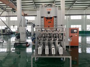 China 380V 50HZ 3 Phases Aluminium Foil Pan Making Machine With 0.025mm - 0.200mm Thickness factory