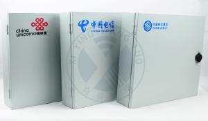 China Outdoor IP65 wall mounted 48 ports fiber optic terminal distribution box factory
