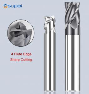 China Short Edged 4 Flute End Mill CNC Machining Solid Carbide Milling Cutter For Metal on sale