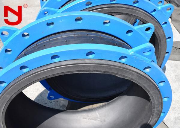 Ductile Cast Steel Single Sphere Rubber Expansion Joint 55% Rubber Content
