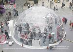 Movable Aluminium Frame Half Sphere Tent For Festival / Construction Tent