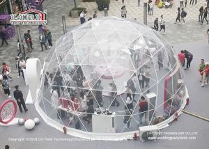 China Movable Aluminium Frame Half Sphere Tent For Festival / Construction Tent factory