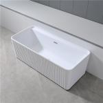 OEM White Freestanding Acrylic Bathtub Soaking 1700mm Rectangular